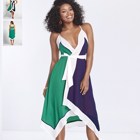gabrielle union multicolor dress